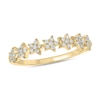 Thumbnail Image 1 of 1/4 CT. T.W. Multi-Diamond Stars Stackable Band in 10K Gold