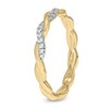 Thumbnail Image 2 of 1/6 CT. T.W. Diamond Twist Stackable Band in 10K Gold