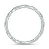 Thumbnail Image 3 of 1/6 CT. T.W. Diamond Twist Stackable Band in 10K White Gold