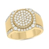 Thumbnail Image 1 of 1-1/2 CT. T.W. Multi-Diamond Cushion Frame Ring in 10K Gold