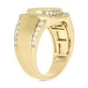 Thumbnail Image 2 of 1-1/2 CT. T.W. Multi-Diamond Cushion Frame Ring in 10K Gold