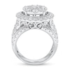 Thumbnail Image 2 of 4 CT. T.W. Multi-Diamond Framed Engagement Ring in 10K White Gold