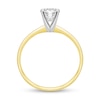 Thumbnail Image 2 of 1 CT. Certified Diamond Solitaire Engagement Ring in 14K Gold (J/I1)