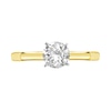 Thumbnail Image 3 of 1 CT. Certified Diamond Solitaire Engagement Ring in 14K Gold (J/I1)