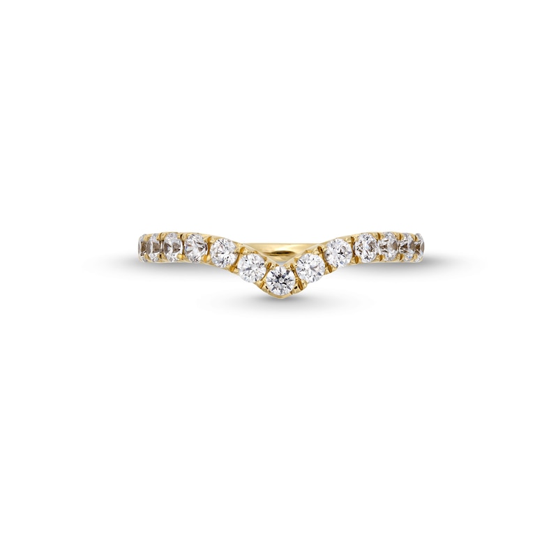 Main Image 4 of 1/2 CT. T.W. Certified Lab-Created Diamond Contour Anniversary Band in 14K Gold (F/VS2)