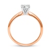 Thumbnail Image 2 of 1/3 CT. Diamond Solitaire Engagement Ring in 14K Rose Gold (J/I2) - Size 7