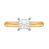 Thumbnail Image 3 of 1 CT. Certified Princess-Cut Diamond Solitaire Engagement Ring in 14K Gold (J/I2) - Size 7