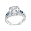 Thumbnail Image 1 of TRUE Lab-Created Diamonds by Vera Wang Love 2 CT. T.W. Cushion Framed Engagement Ring in 14K White Gold (F/VS2)