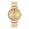 Thumbnail Image 1 of Ladies' Coach Cary Multi-Colored Rainbow Crystal Accent Gold-Tone IP Watch with Gold-Tone Dial (Model: 14504271)