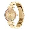 Thumbnail Image 2 of Ladies' Coach Cary Multi-Colored Rainbow Crystal Accent Gold-Tone IP Watch with Gold-Tone Dial (Model: 14504271)