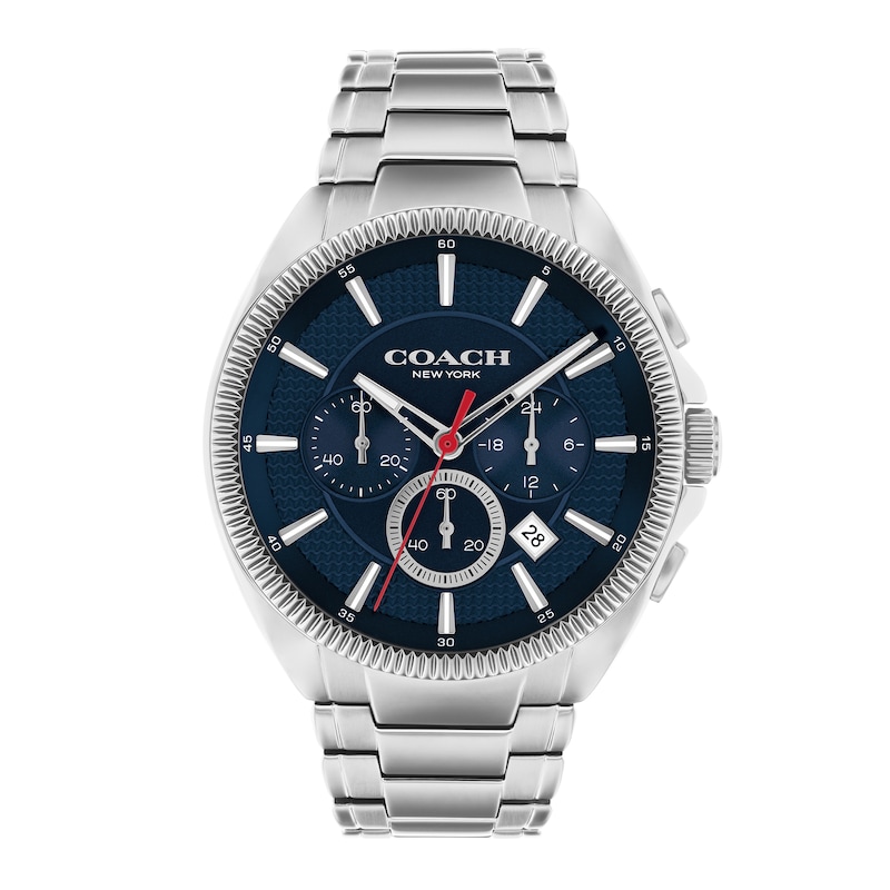 Main Image 1 of Men's Coach Jackson Chronograph Watch with Blue Dial (Model: 14602679)