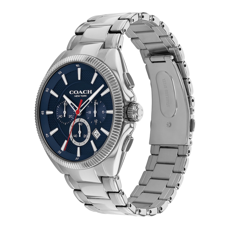 Main Image 2 of Men's Coach Jackson Chronograph Watch with Blue Dial (Model: 14602679)