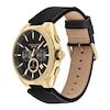 Thumbnail Image 2 of Men's Coach Jackson Gold-Tone IP Black Leather Strap Chronograph Watch with Black Dial (Model: 14602684)