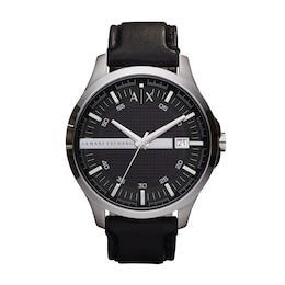 Men’s Armani Exchange Watch with Black Dial (Model: AX2101)