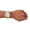 Thumbnail Image 3 of Men’s Armani Exchange Chronograph Watch with Gold Dial (Model: AX2602)