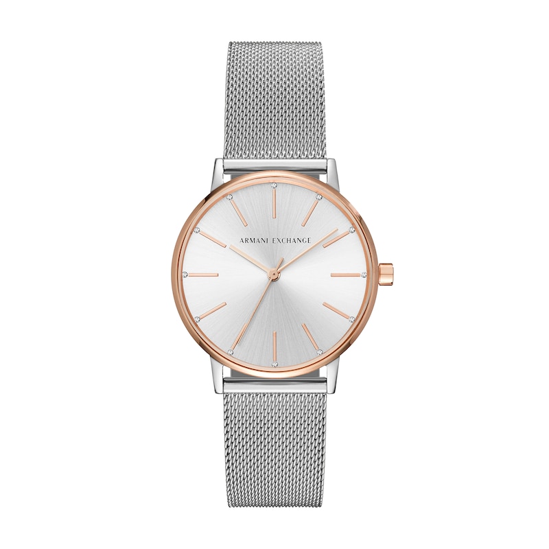 Main Image 1 of Women’s Armani Exchange Watch with Silver-Tone Dial (Model: AX5537)