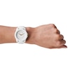 Thumbnail Image 4 of Women’s Armani Exchange Lady Banks White Watch Gift Set (Model: AX7126)