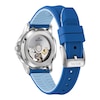 Thumbnail Image 3 of Ladies' Bulova Marine Star White Mother-of-Pearl Dial Watch with Blue Silicone Strap in Stainless Steel (Model 96L324)