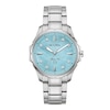 Thumbnail Image 1 of Ladies' Bulova Marine Star Blue Mother-of-Pearl and Diamond Accent Dial Watch in Stainless Steel (Model 96P248)