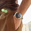 Thumbnail Image 4 of Men's Citizen Axiom Watch in Rose-Tone Stainess Steel with Brown Leather Strap (Model: CA4583-01E)