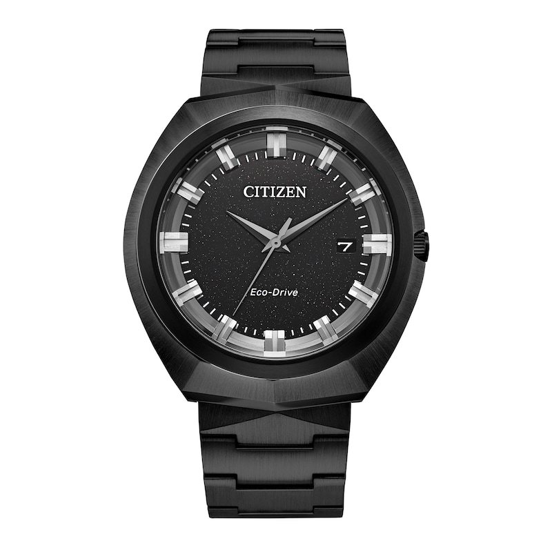 Main Image 1 of Men's Citizen Eco-Drive 365 Watch in Black Ion-Plated Stainess Steel (Model: BN1015-52E)