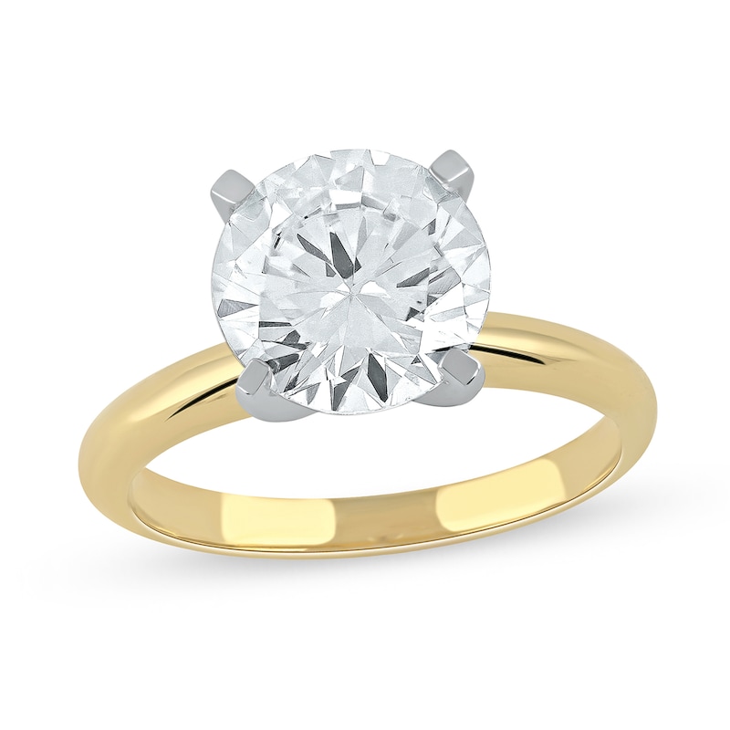 Main Image 1 of 3 CT. Certified Lab-Created Diamond Solitaire Engagement Ring in 14K Gold (F/VS2)