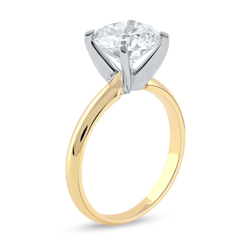 Main Image 2 of 3 CT. Certified Lab-Created Diamond Solitaire Engagement Ring in 14K Gold (F/VS2)