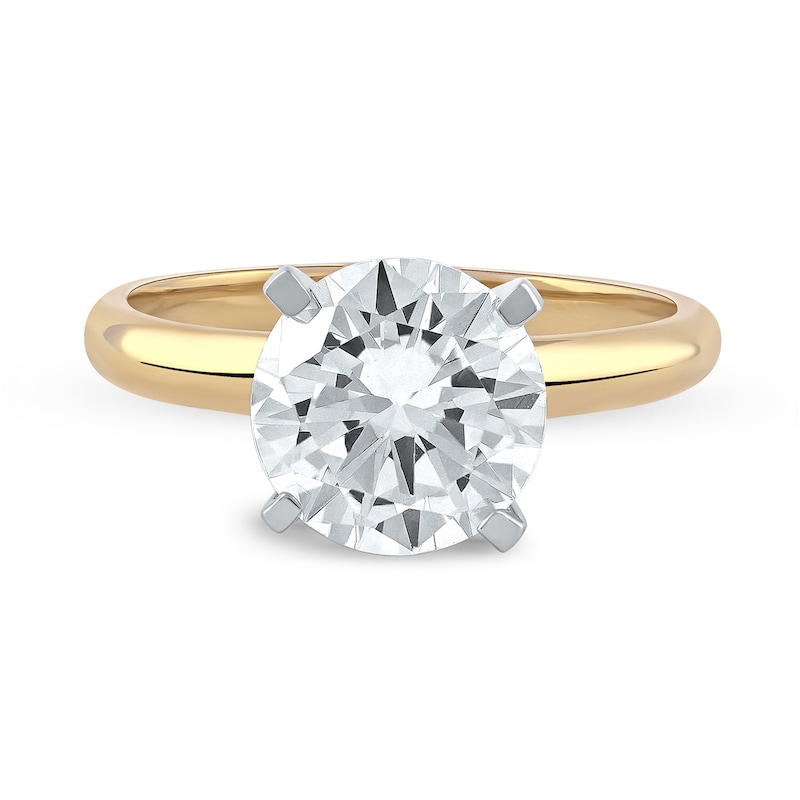 Main Image 3 of 3 CT. Certified Lab-Created Diamond Solitaire Engagement Ring in 14K Gold (F/VS2)