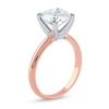 Thumbnail Image 1 of 3 CT. Certified Lab-Created Diamond Solitaire Engagement Ring in 14K Rose Gold (F/VS2)