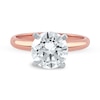 Thumbnail Image 2 of 3 CT. Certified Lab-Created Diamond Solitaire Engagement Ring in 14K Rose Gold (F/VS2)