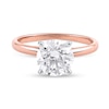 Thumbnail Image 2 of 2 CT. Certified Lab-Created Diamond Solitaire Engagement Ring in 14K Rose Gold (F/VS2)