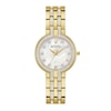 Thumbnail Image 2 of Ladies' Bulova Crystal Collection Watch with Mother-of-Pearl Dial and Heart Necklace Box Set (Model: 98X138)