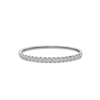 Thumbnail Image 1 of 1/4 CT. T.W. Diamond Miracle &quot;S&quot; Link Bangle in Sterling Silver