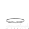 Thumbnail Image 3 of 1/4 CT. T.W. Diamond Miracle &quot;S&quot; Link Bangle in Sterling Silver