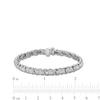 Thumbnail Image 4 of 1/4 CT. T.W. Diamond Miracle &quot;S&quot; Link Bracelet in Sterling Silver