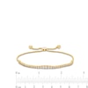 Thumbnail Image 3 of 1 CT. T.W. Diamond Graduated Line Bolo Bracelet in 10K Gold - 9.5&quot;