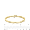 Thumbnail Image 4 of 1 CT. T.W. Diamond Sculpted Link Bracelet in 10K Gold - 7.25&quot;