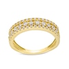 Thumbnail Image 0 of 1/2 CT. T.W. Diamond Triple Row Anniversary Band in 10K Gold