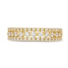 Thumbnail Image 3 of 1/2 CT. T.W. Diamond Triple Row Anniversary Band in 10K Gold