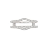 Thumbnail Image 4 of 1/4 CT. T.W. Diamond Contour Solitaire Enhancer in 14K White Gold