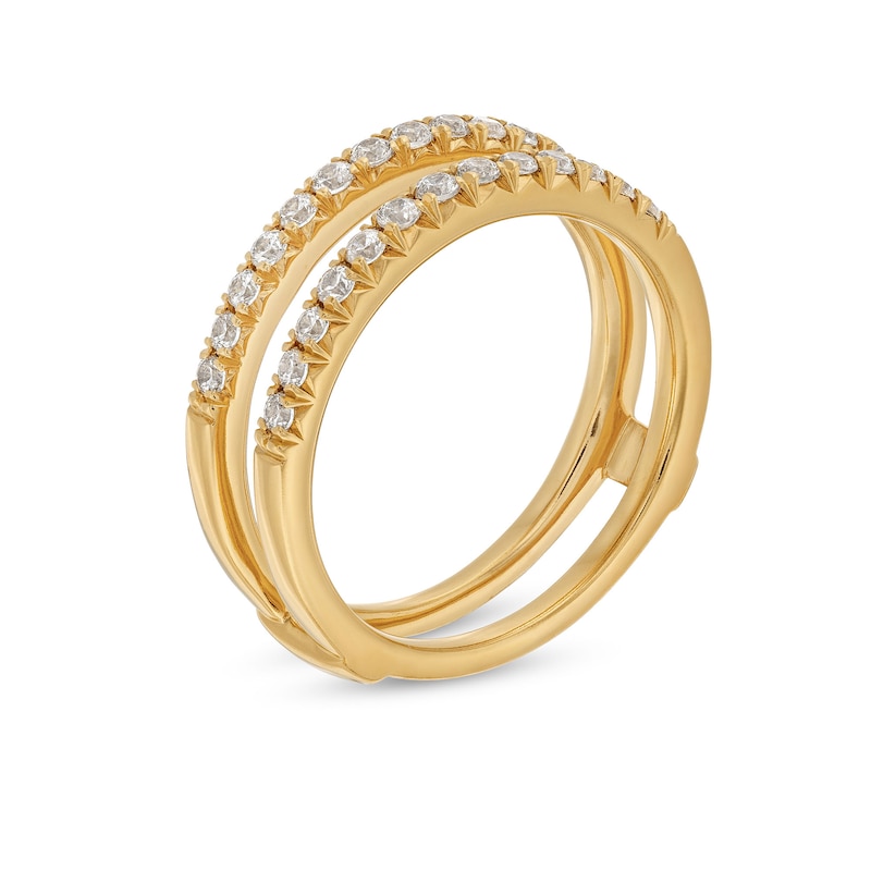 Main Image 3 of 1/2 CT. T.W. Diamond Solitaire Enhancer in 14K Gold