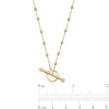 Thumbnail Image 3 of Solid Beaded Cable Chain Necklace in 10K Gold - 18”