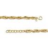 Thumbnail Image 3 of Semi-Solid 7.0mm Textured Chain Necklace in 14K Gold - 18”