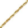 Thumbnail Image 1 of Semi-Solid 7.0mm Textured Chain Bracelet in 14K Gold - 7.5”