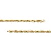 Thumbnail Image 4 of Semi-Solid 7.0mm Textured Chain Bracelet in 14K Gold - 7.5”