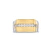 Thumbnail Image 3 of 1/2 CT. T.W. Diamond Center Rectangle-Top Ring in 10K Two-Tone Gold