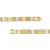 Thumbnail Image 2 of 1 CT. T.W. Diamond Alternating Link Bracelet in 10K Two-Tone Gold - 8.5&quot;