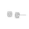 Thumbnail Image 0 of 1/2 CT. T.W. Certified Lab-Created Multi-Diamond Stud Earrings in 14K White Gold (F/SI2)