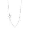 Thumbnail Image 3 of 1-1/2 CT. T.W. Certified Lab-Created Diamond Three Stone Twist Frame Necklace in 14K White Gold (F/SI2)