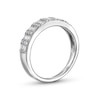 Thumbnail Image 2 of 3/8 CT. T.W. Certified Baguette and Round Lab-Created Diamond Alternating Trios Band in 14K White Gold (F/SI2)